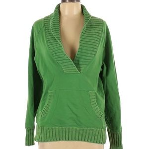 Old Navy | Knit rimmed pullover sweatshirt